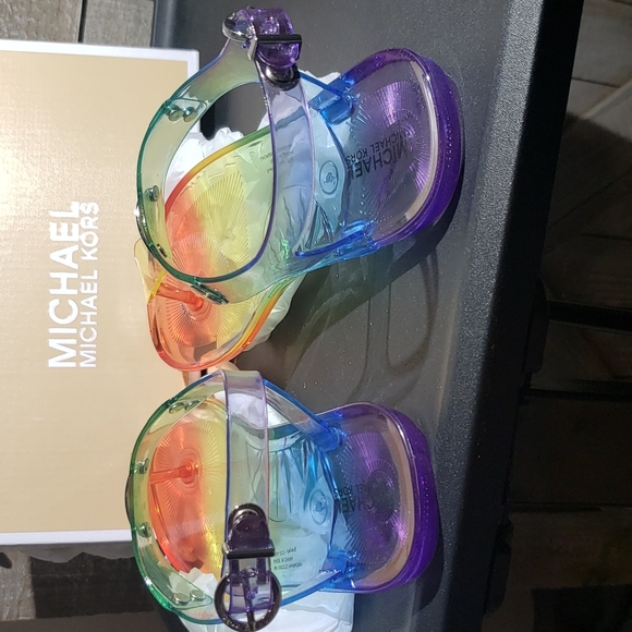NWT IN BOX Little Girls Michael Kors Sandals - Picture 3 of 8